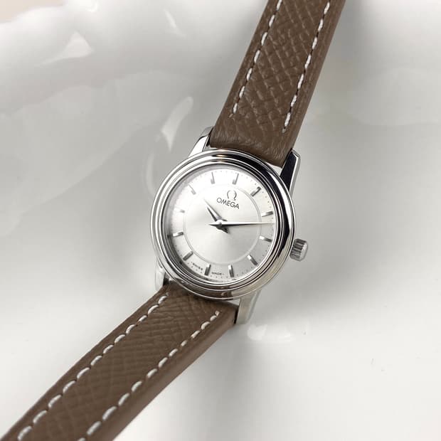 OMEGA Lady Prestige silver watch