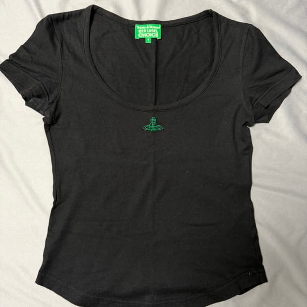 비비안웨스트우드 그린 ORB 티셔츠