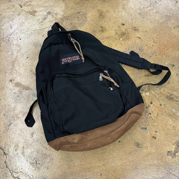 잔스포츠 블랙 브라운 백팩 가방 