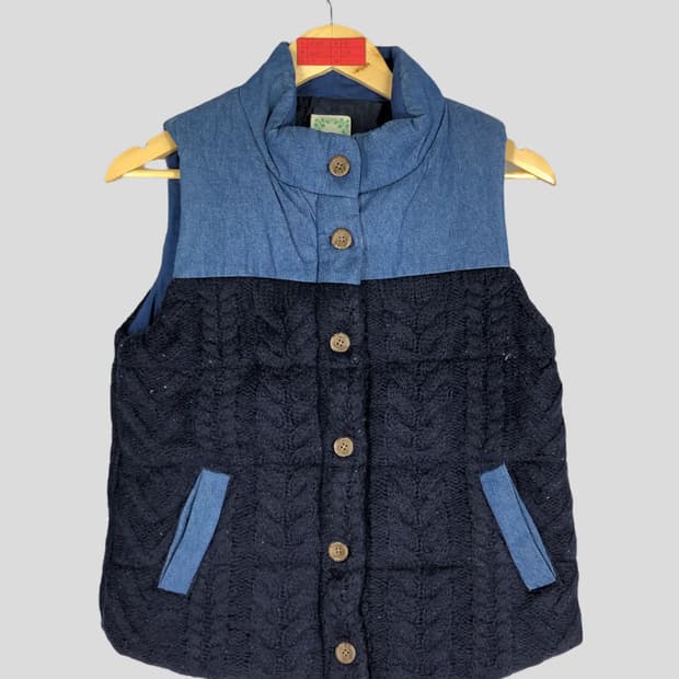 빔즈 beams heart 패딩베스트