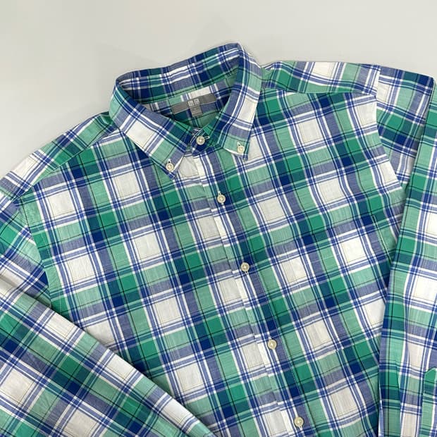 유니클로 체크 셔츠