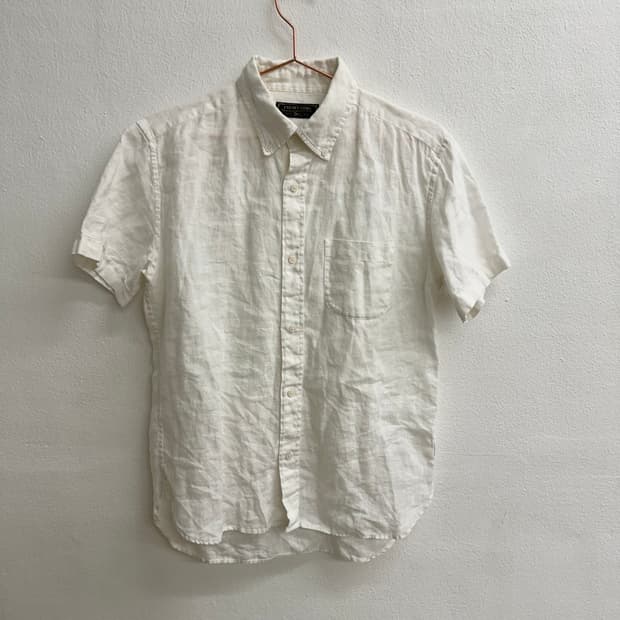 freaks store 프릭스스토어 화이트 하프 반팔 셔츠 s