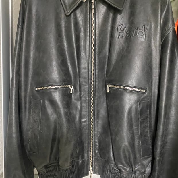 stu 행크 가죽자켓 m