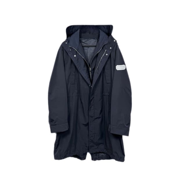 디올 네이비 후드 파카 바람막이 54사이즈 110