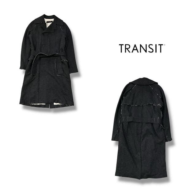  트랜짓 데드스탁 그런지 집업 코트 y14351