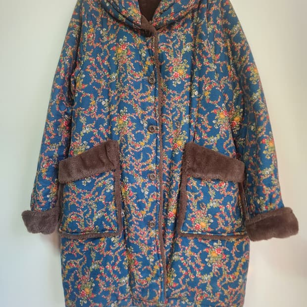 우리옷 누빔 보아털자켓. 코트