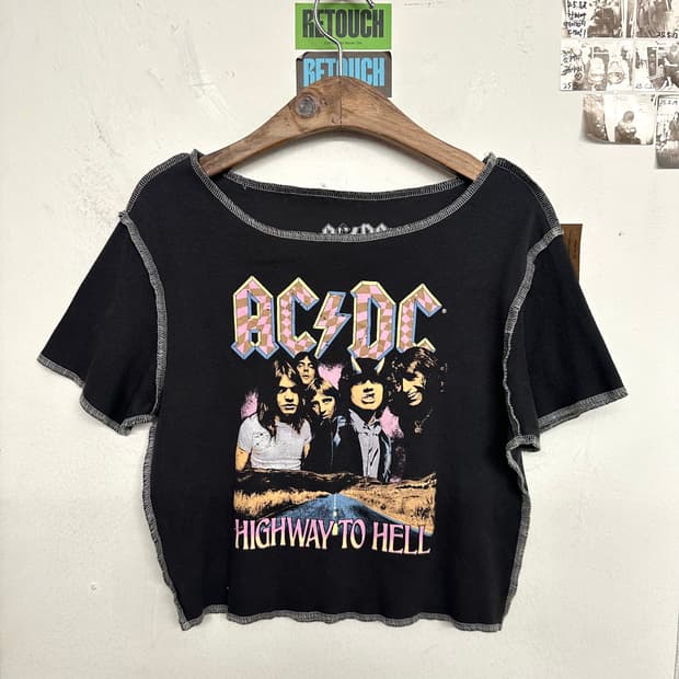 ACDC 오피셜 크롭티