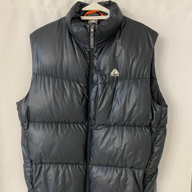 L)나이키 ACG 블랙 구스 패딩 베스트