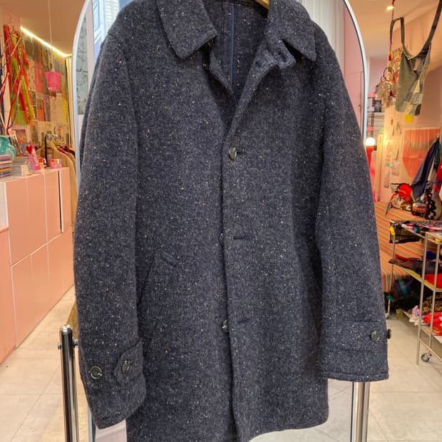 울 빈티지 그레이 자켓