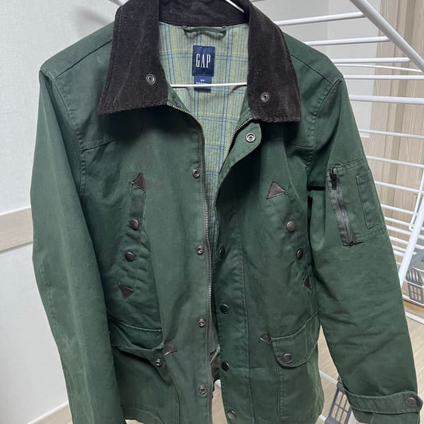 올드갭 헤비코튼 코듀로이 카라 헌팅자켓