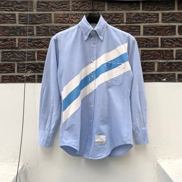 Thom Browne Diagonal Stripe Oxford Shirt