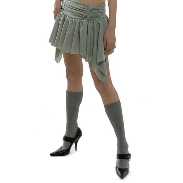 카시코 레이스 코르셋 스커트 카키 race corset khaki