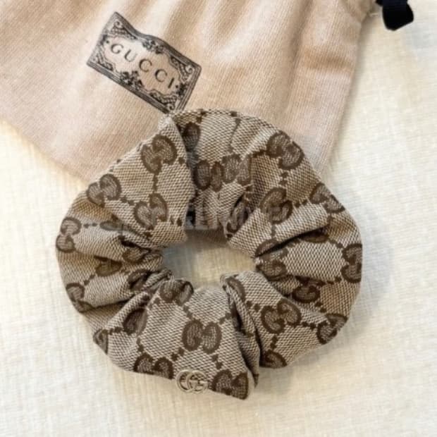 구찌 클래식 빈티지 헤어슈슈 