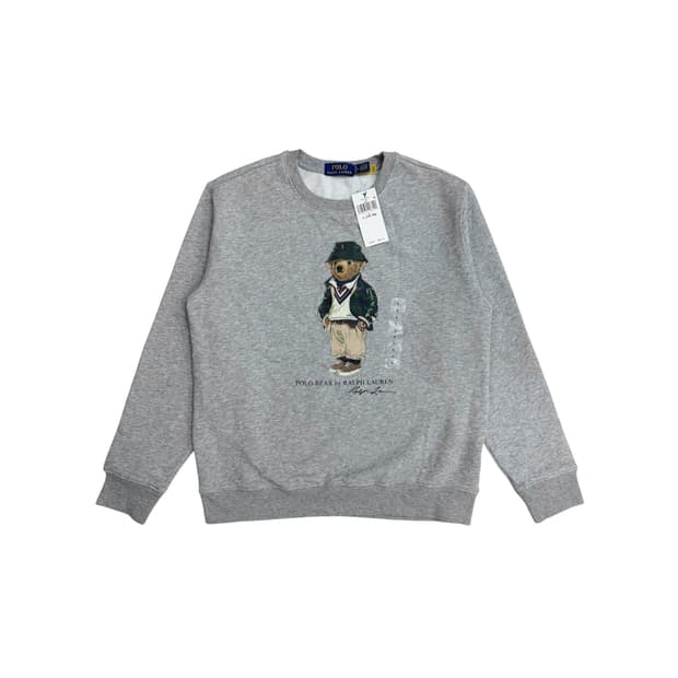 (새상품) 폴로 랄프로렌 베어 기모 맨투맨 티셔츠 (S-M 정도)