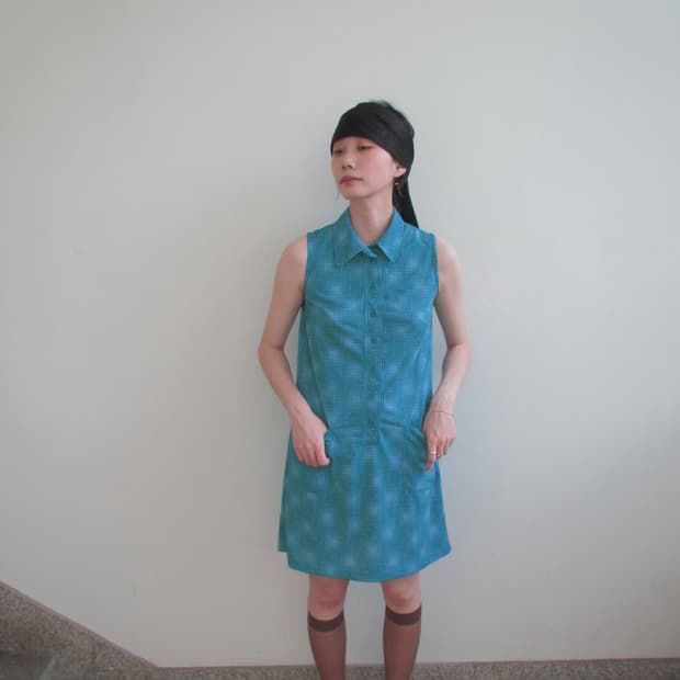 Scoop retro dot one piece