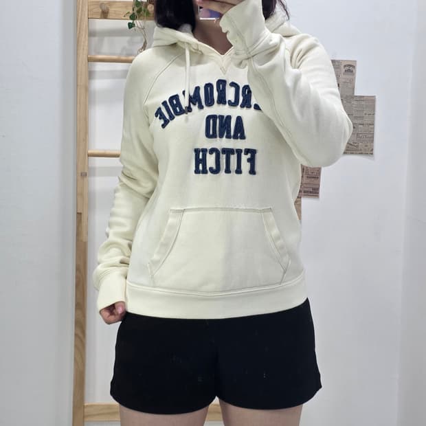 [프립]M/아베크롬비 후드티 아이보리
