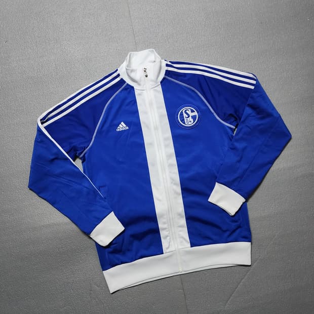 빈티지 아디다스 샬케 04 져지 트랙탑