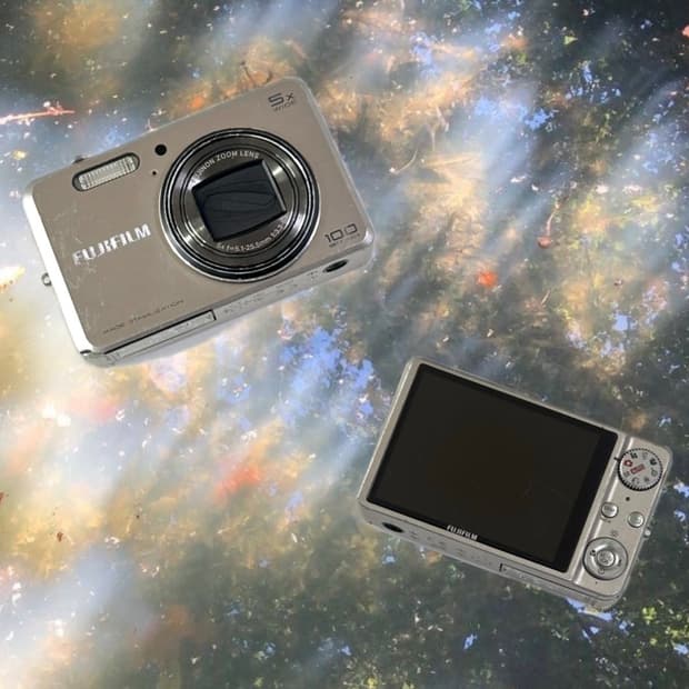 [작례O] Fujifilm 후지필름 파인픽스 J250 실버 빈티지 디지털