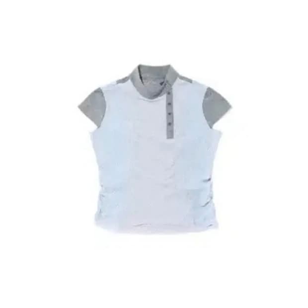 미스치프 버튼업 티셔츠 mock neck button up t-shirt