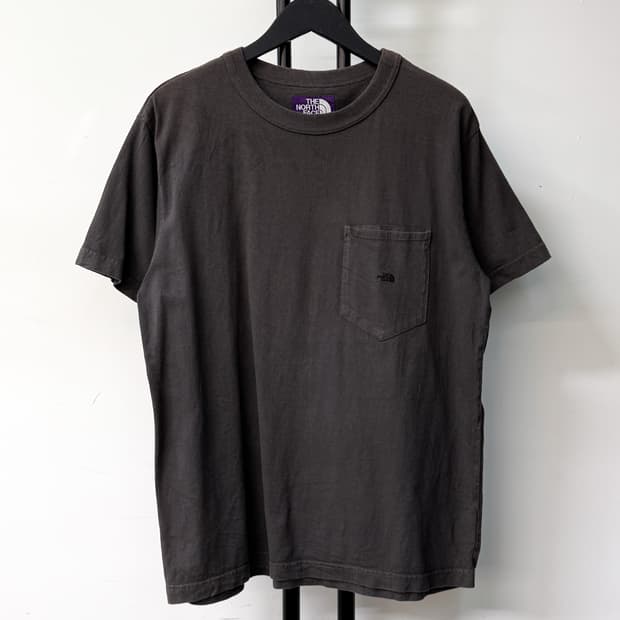 노스페이스 퍼플라벨 베이직 포켓 티셔츠