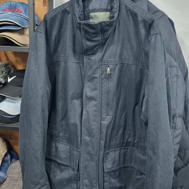 코오롱 헨리코튼 105~110사이즈 올드스쿨 남성점퍼 컨디션 10/8