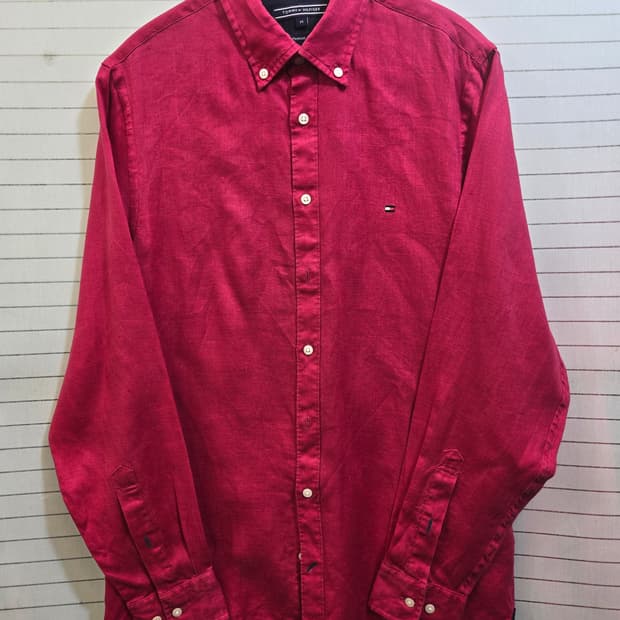 타미힐피거 린넨100 셔츠