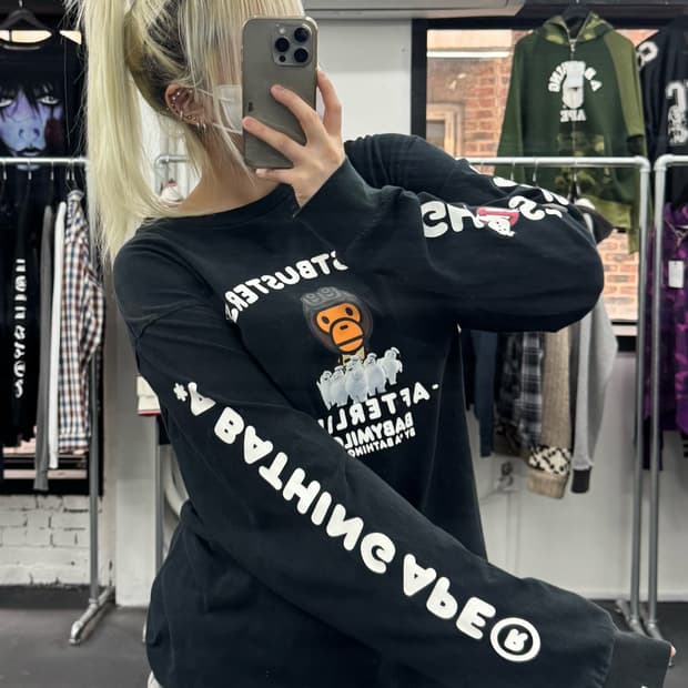 베이프 x 고스트 버스터즈 롱슬리브