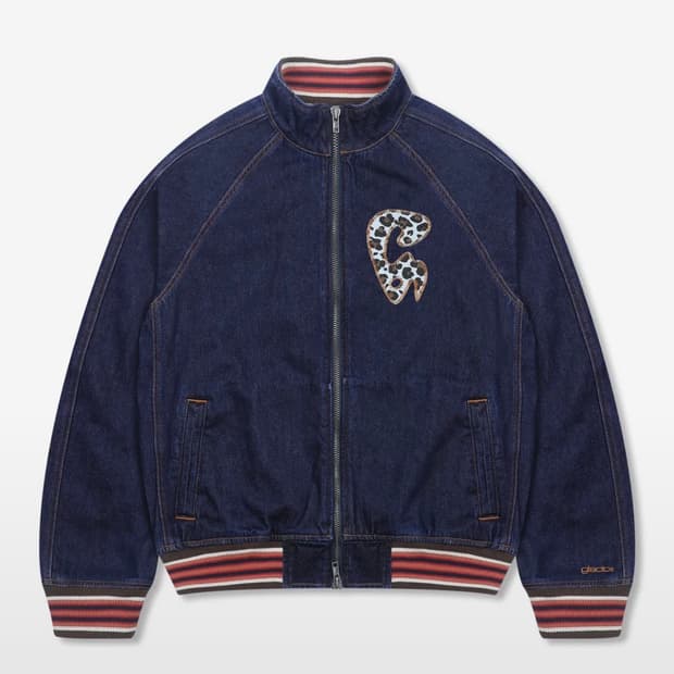 글랙 GJ105 컬러립 데님 블루종 자켓 (INDIGO)