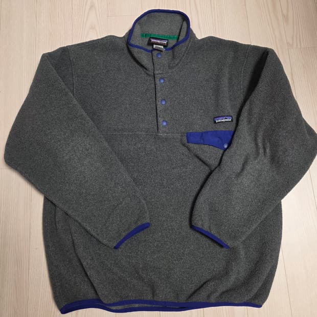 파타고니아 신칠라 헤비웨이트 니켈블루 맨 S