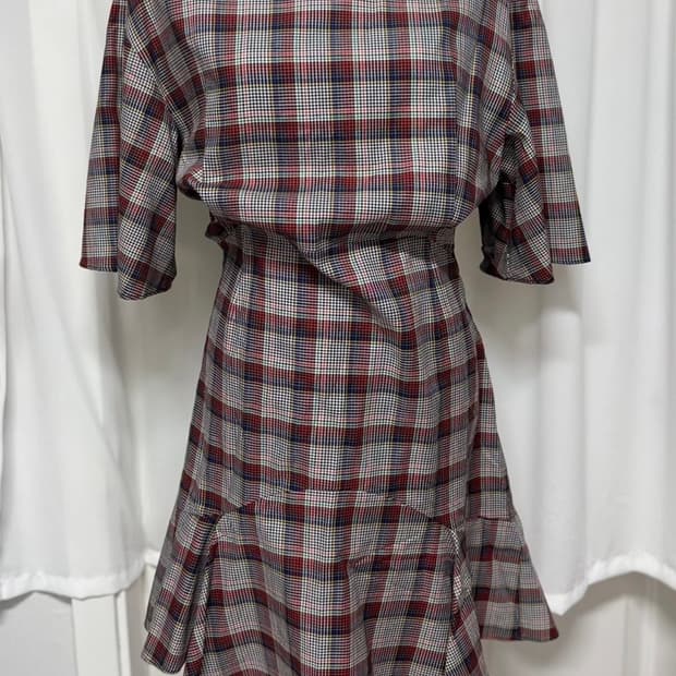 [새상품] 메종키츠네 체크 원피스