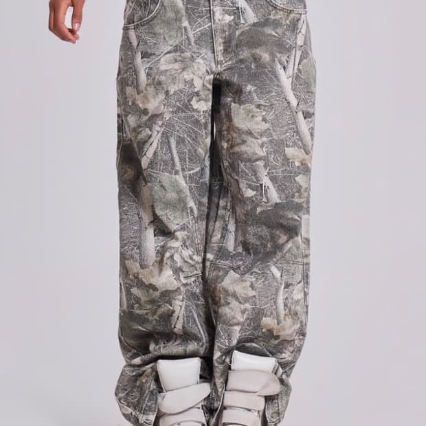 Woodland Camo Colossus Baggy Jeans