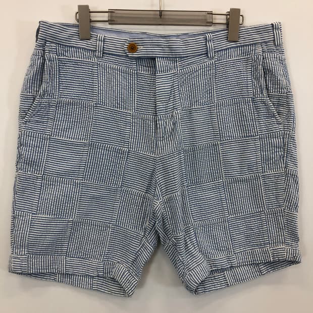 브룩스브라더스 패치워크 시어서커 버뮤다쇼츠 36 인치