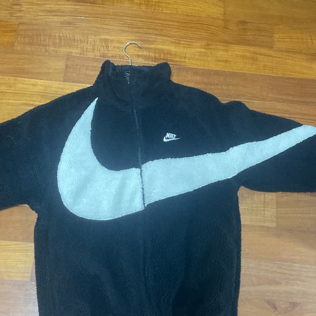나이키 빅스우시 리버시블 풀 집 플리스 재킷