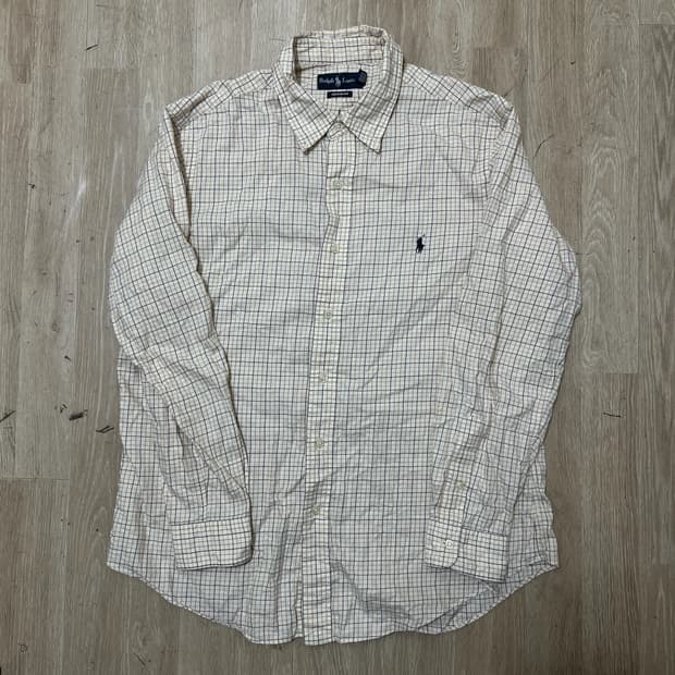 폴로 랄프로렌 버튼다운 체크셔츠 XL/105 