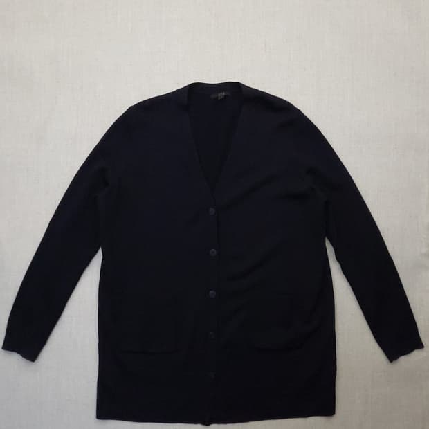 COS 블랙 가디건 s
