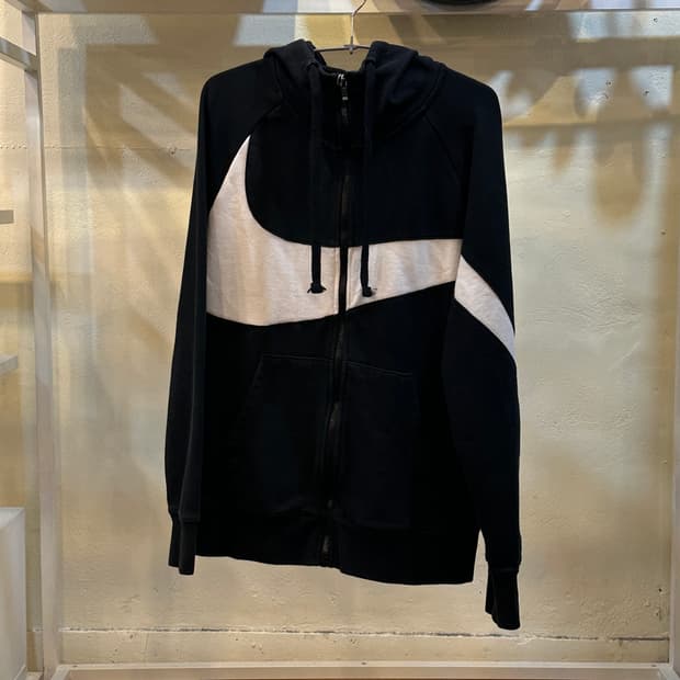 나이키 빅스우시 후드집업 블랙 S