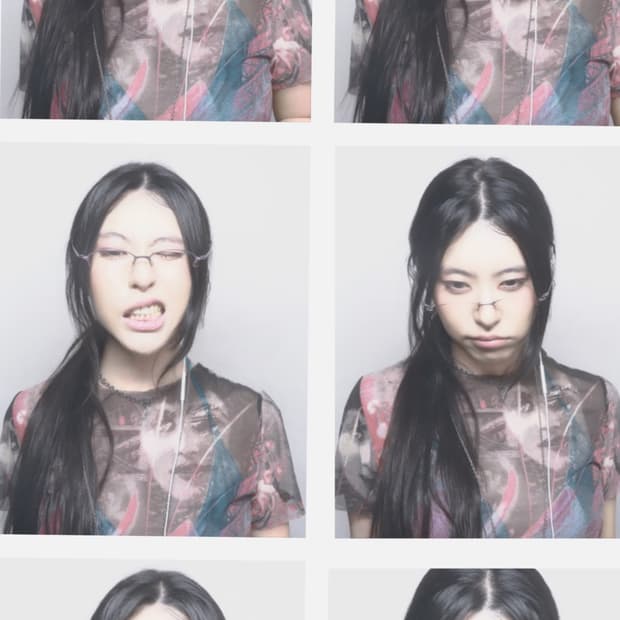 장폴고티에 00s 로즈 포트레이트 메쉬 탑