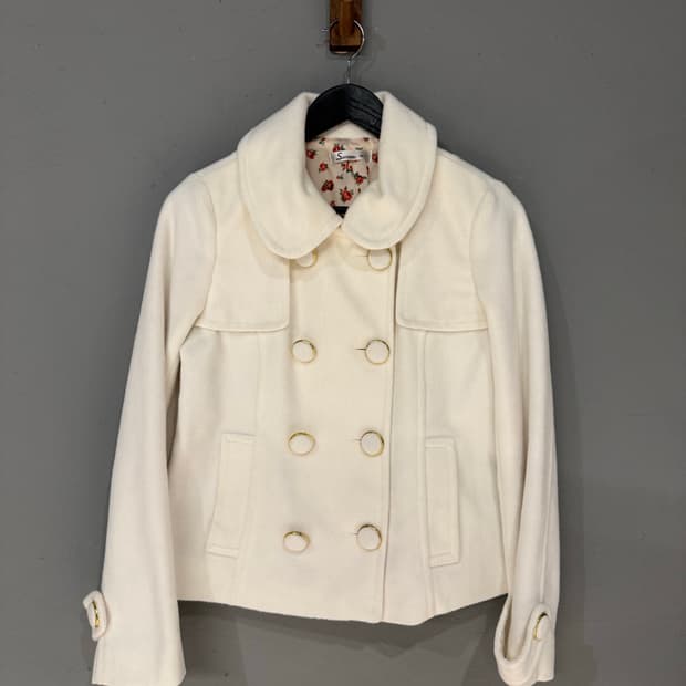 Jpn vintage 히메갸루 금장 더블버튼 코트