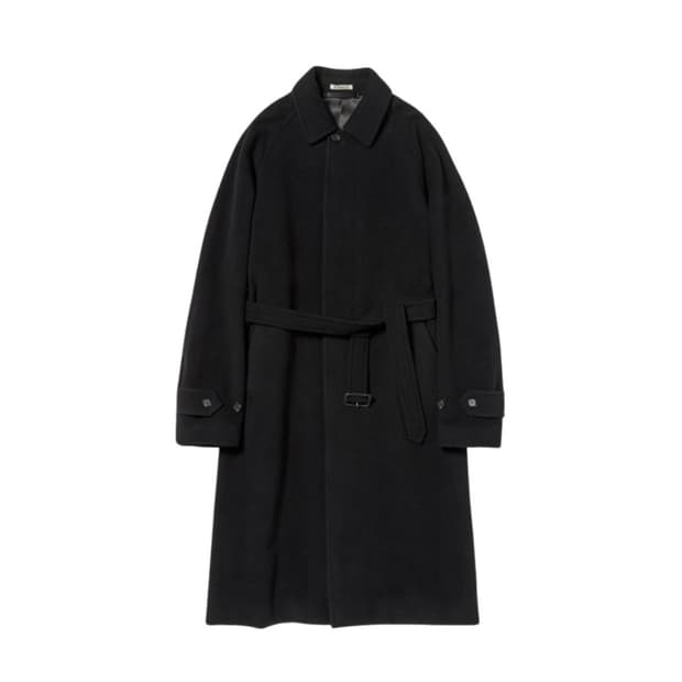 오라리 캐시미어 울 모저 수티엥 코트 블랙(5size, 23AW)