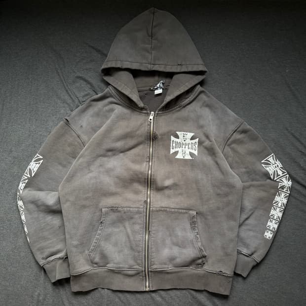 빈티지 90s West Coast Choppers Hoodie