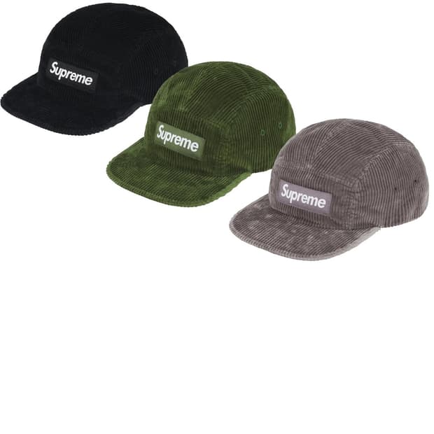 (새상품 국내매장판) 슈프림 코듀로이 캠프캡 (3컬러)