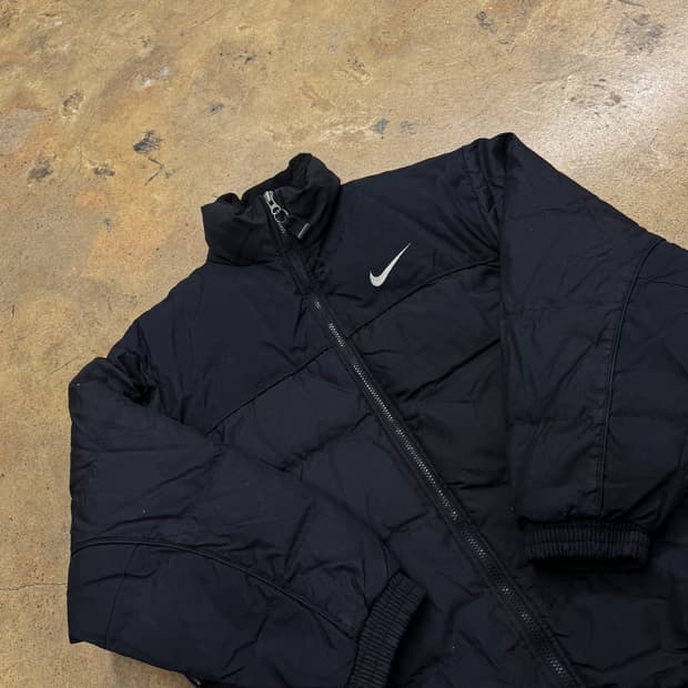 [정품/S] 나이키 블랙 패딩 점퍼 b16