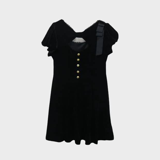 트랄라라 리즈리사 벨벳 미니원피스 60837