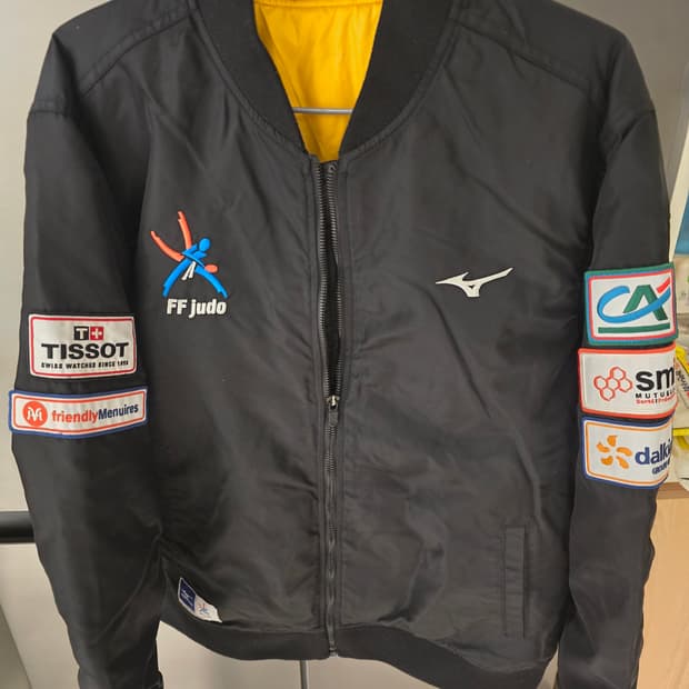 미즈노x유도 콜라보 항공잠바
