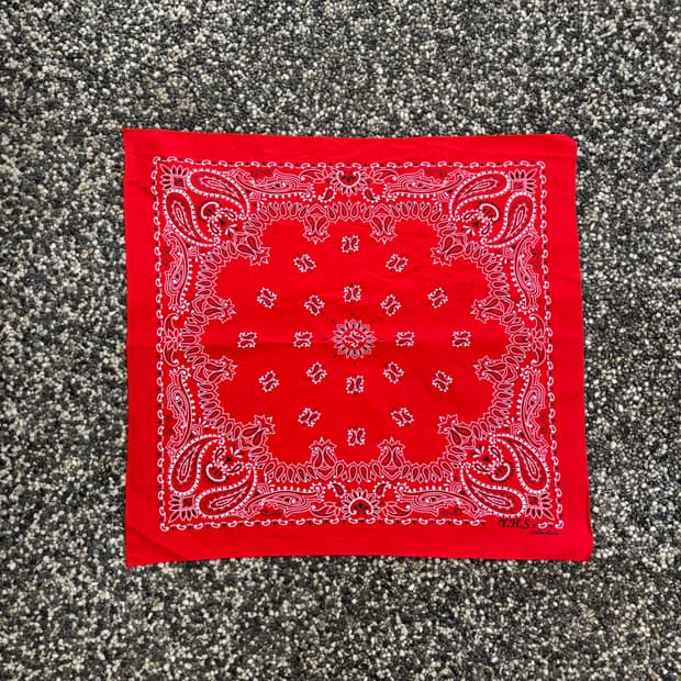 빈티지 페이즐리 반다나 (48x45cm)  