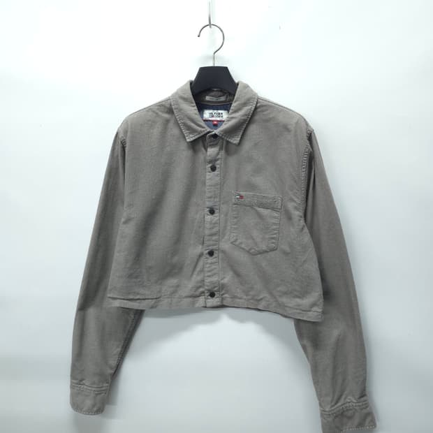 힐피거 데님 크롭 긴팔 셔츠 (55~66)