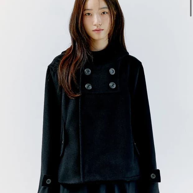QUAD BUTTON SHORT COAT 오피쉬 숏코트