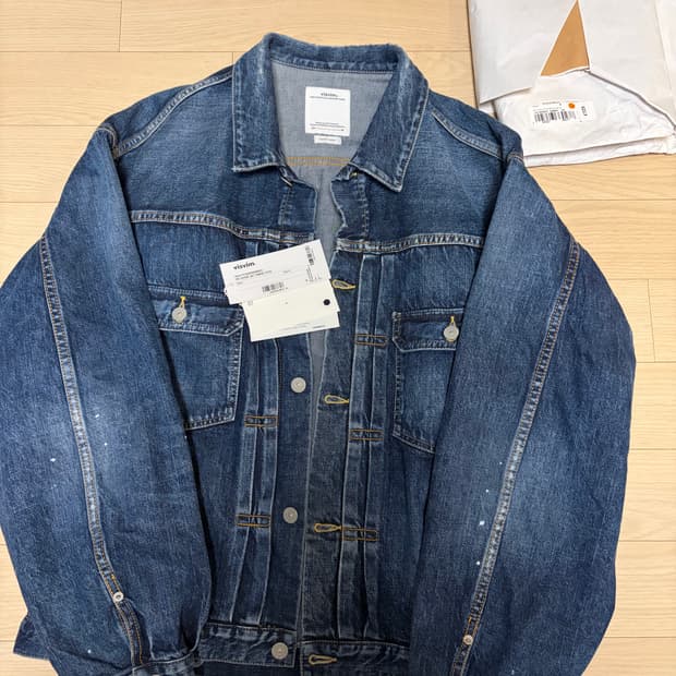 [새제품, 4] 비즈빔 24AW 101xx dmgd 데님 트러커 자켓