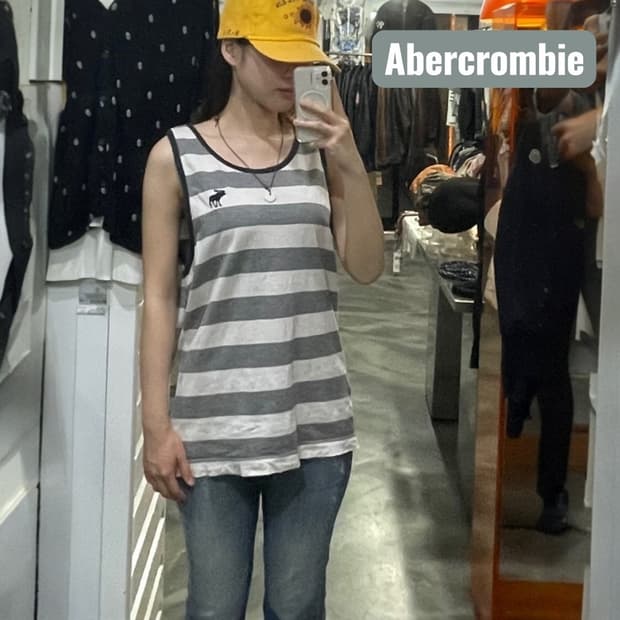 아베크롬비 민소매 머슬핏