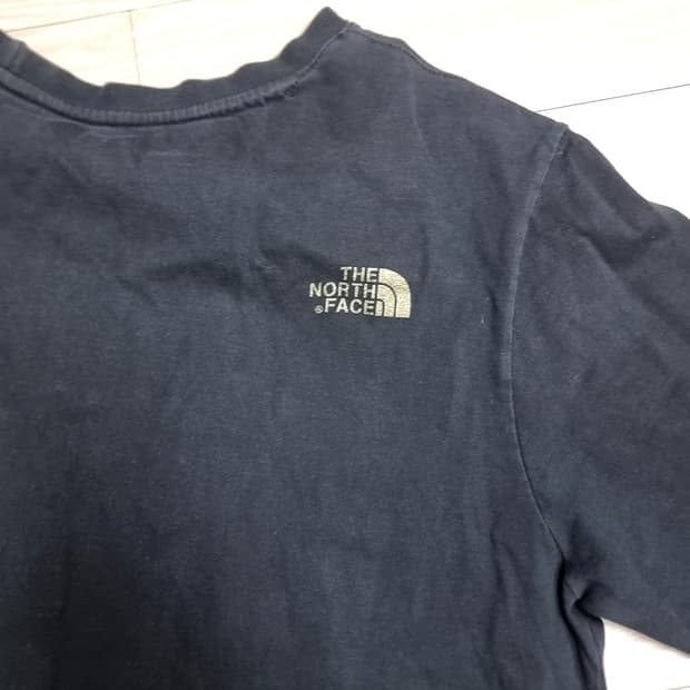 노스페이스10주년 검정 기능성 긴팔티셔츠(100)